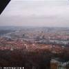 Praga vista dalla torre della televisione.. REPUBBLICA CECA 