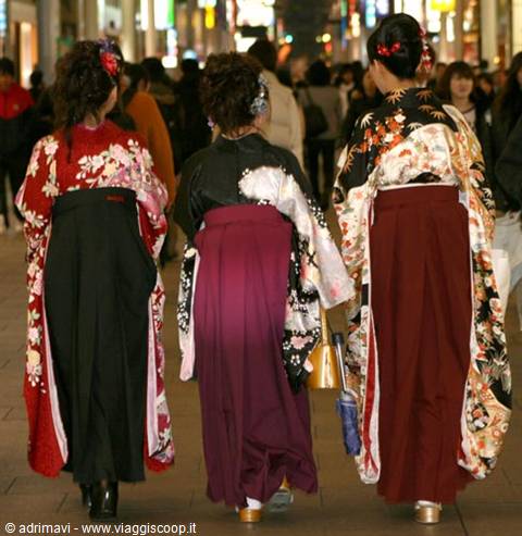 donne in kimono