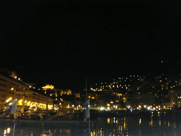 La baia di notte