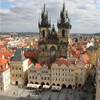 bellissima veduta da una delle tante torri di praga REPUBBLICA CECA 