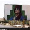Cartellone pubblicitario con il ritratto del Colonnello Mohammar al-Kadhafi LIBYAN ARAB JAMAHIRIYA 