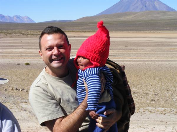 io ed un bimbo peruviano