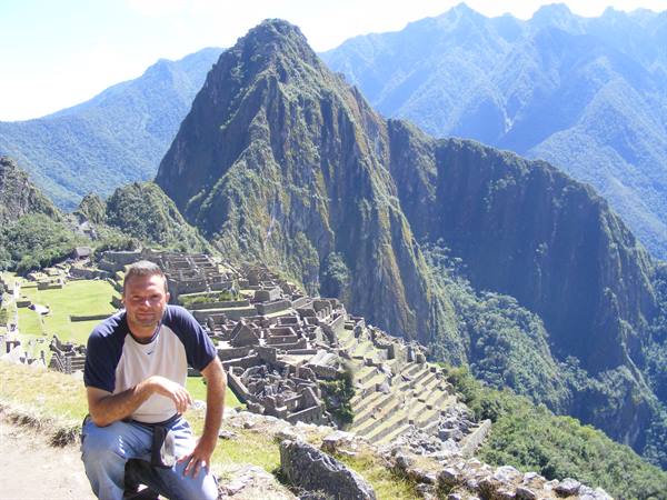 io sul Machu Picchu