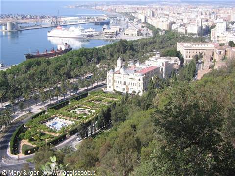 Malaga - Vista dal Paseo Don Juan de Temboury