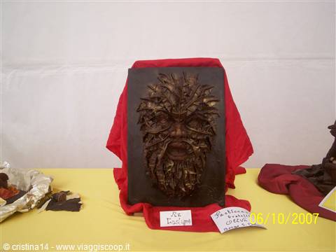 Scultura di cioccolato