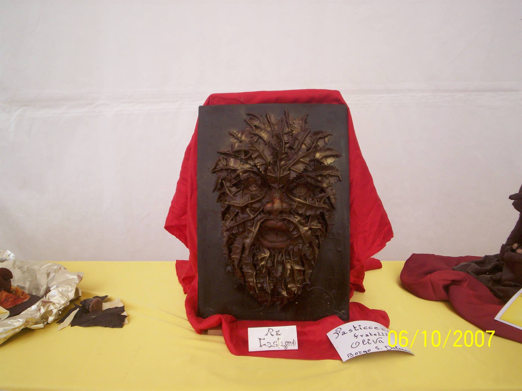 Scultura di cioccolato