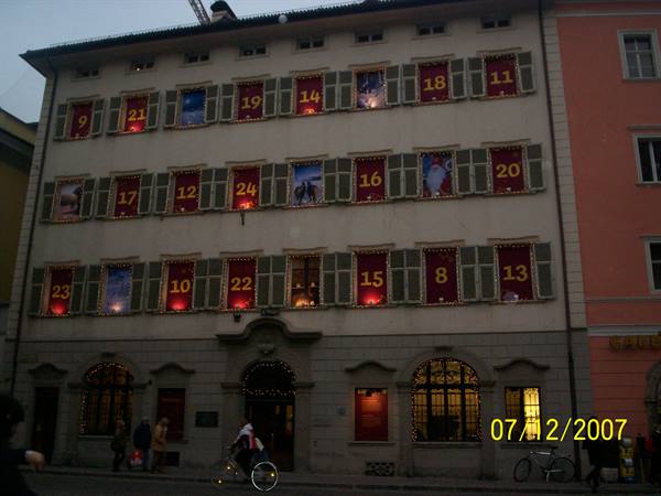 Il calendario dell'Avvento a Bolzano