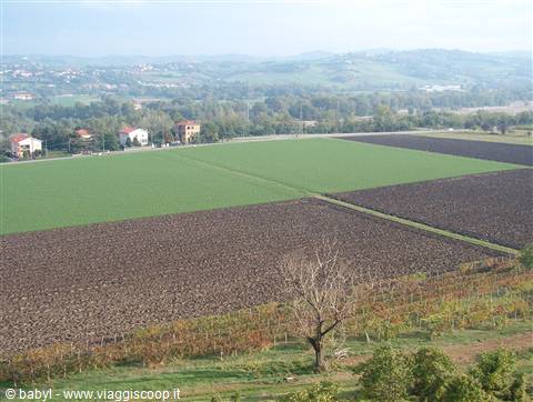 Vista dal castello di Torrechiara