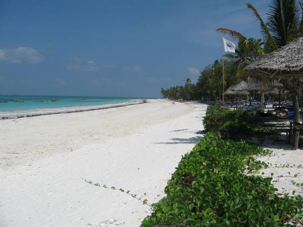 La spiaggia al Dongwe Village