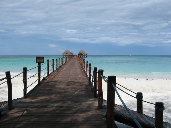 Dongwe Village - Il pontile