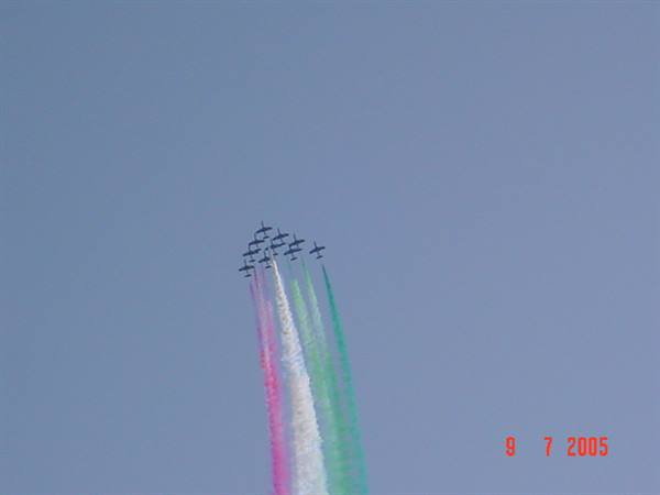 9 luglio 2005: frecce tricolori a Siracusa