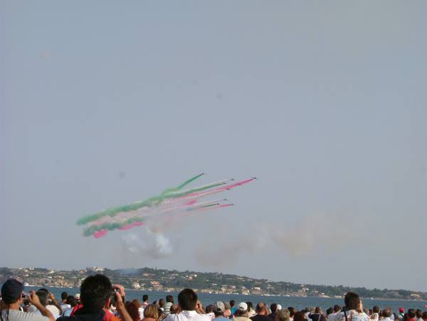 9 luglio 2005: frecce tricolori a Siracusa