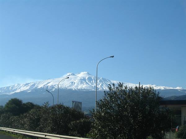 L'Etna innevato