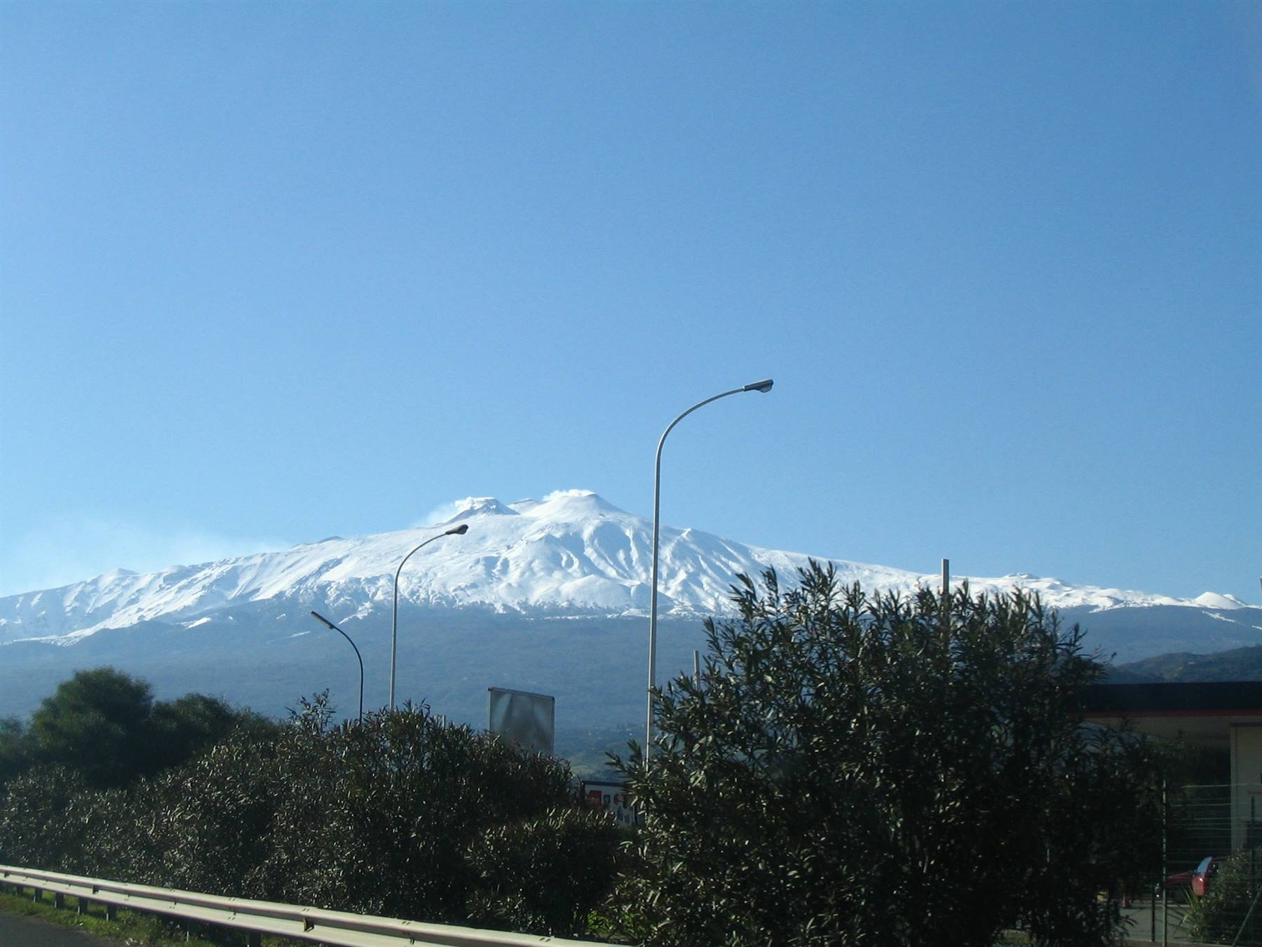 L'Etna innevato