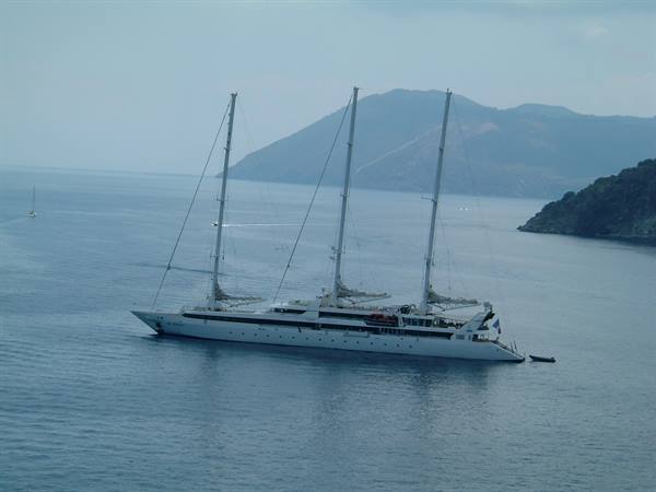Panorama dall'isola di Lipari