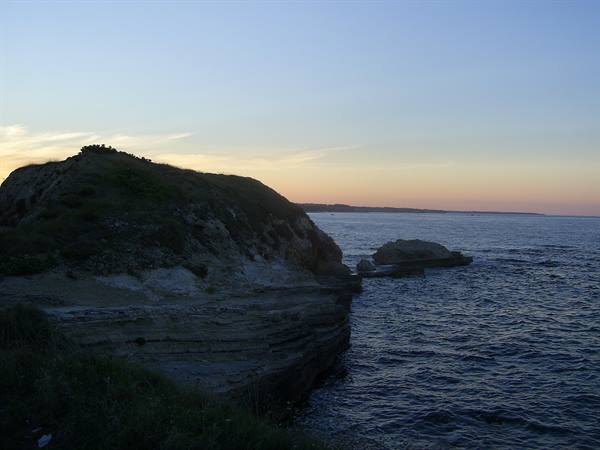 tramonto ad otranto...camper a due passi dal mare