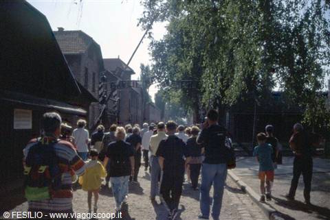OSWIECIM - INGRESSO DEL CAMPO
