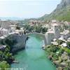 MOSTAR DAL MINARETO BOSNIA E HERZEGOWINA 