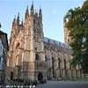 Cattedrale di Canterbury al tramonto REGNO UNITO 