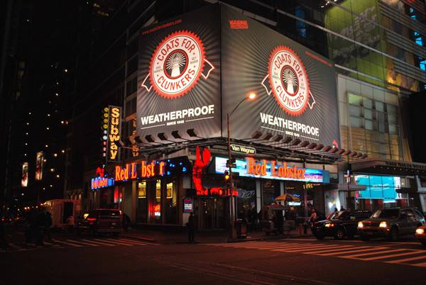 Ristorante specializzato in aragoste a Times Square