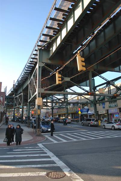 Subway sopraelevata nel Queens
