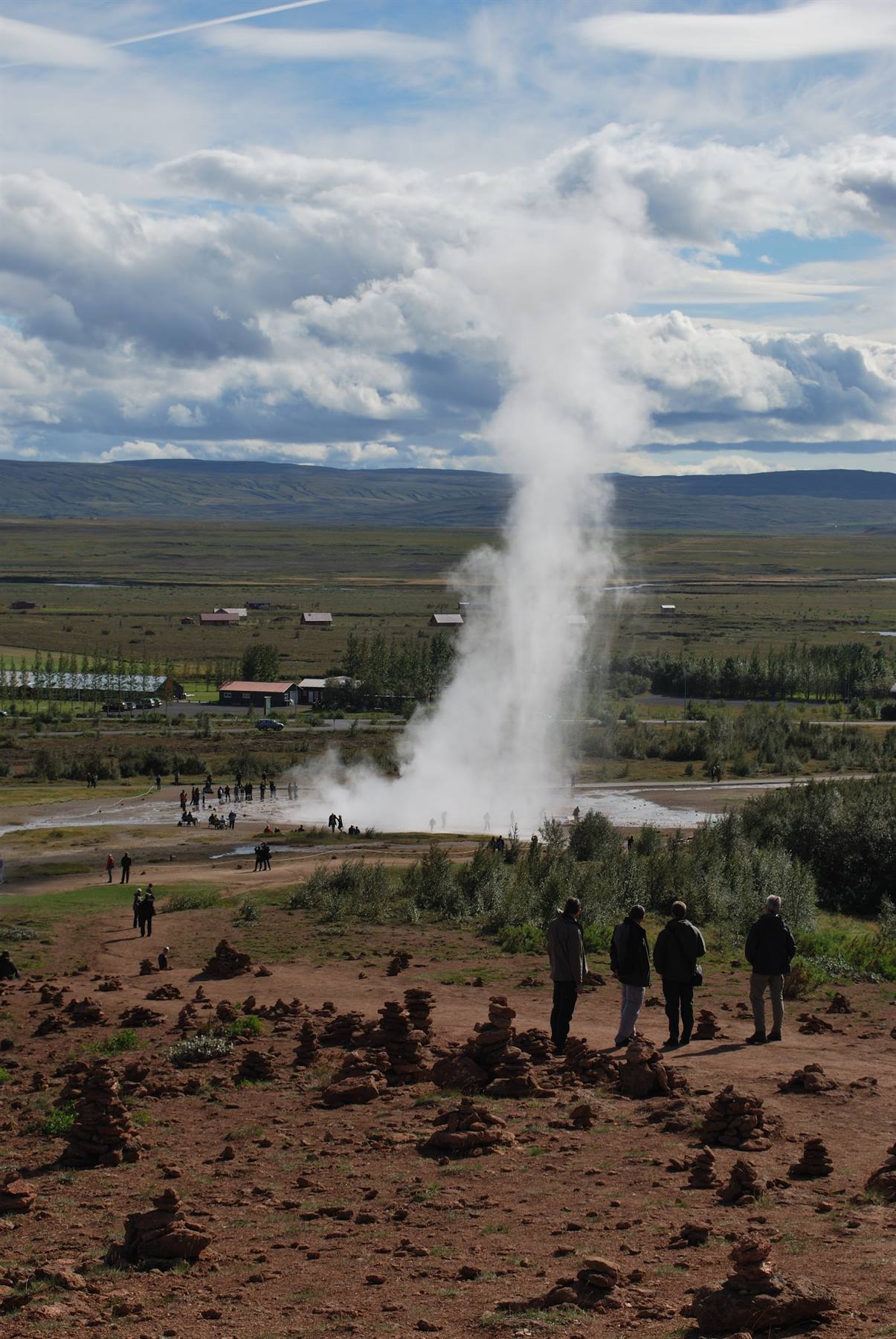 Lo sbuffo di vapore dello Strokkur