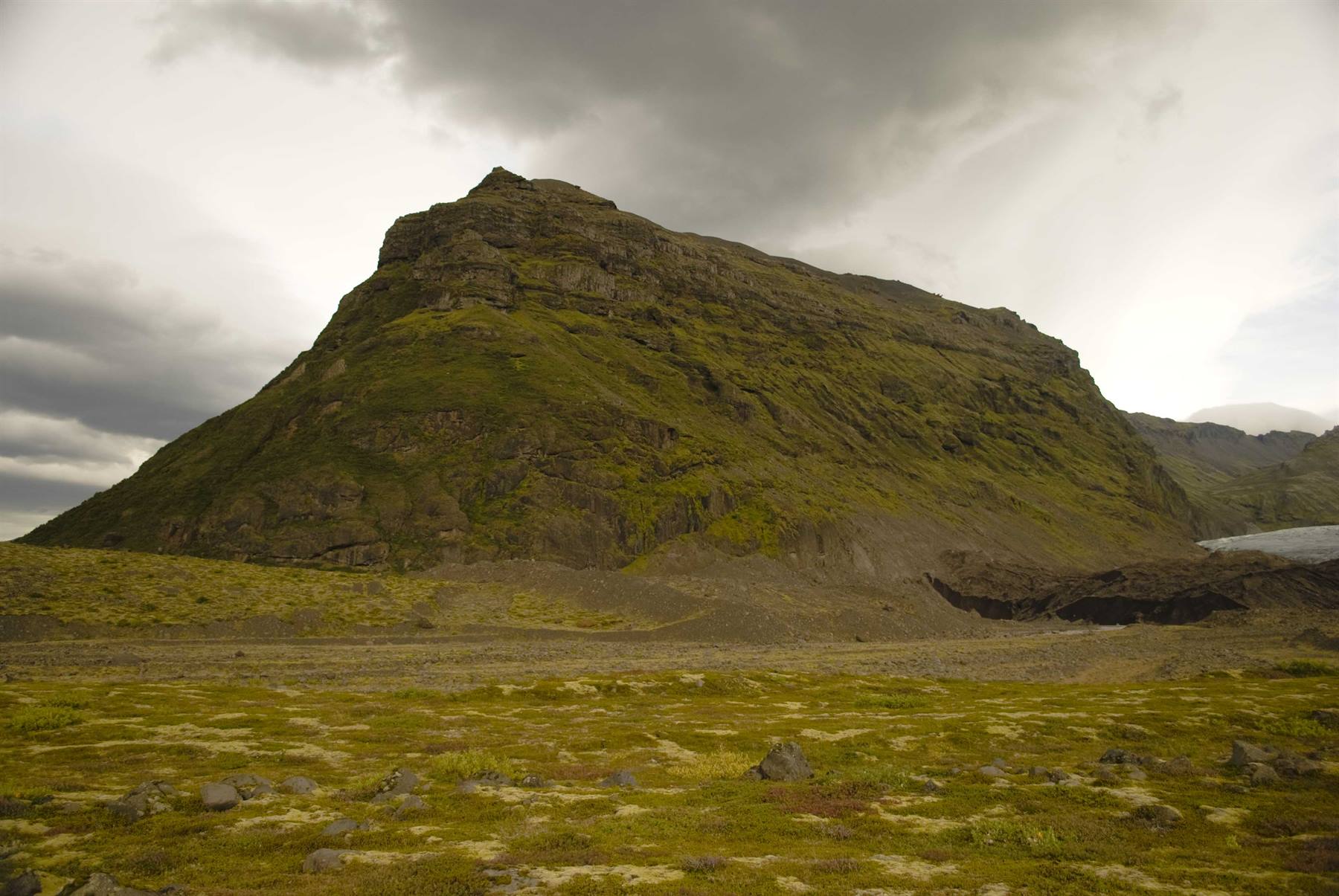 Nella morena dello Skaftafellsjokull