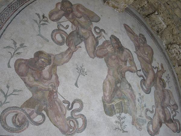 la villa del Casale : mosaico