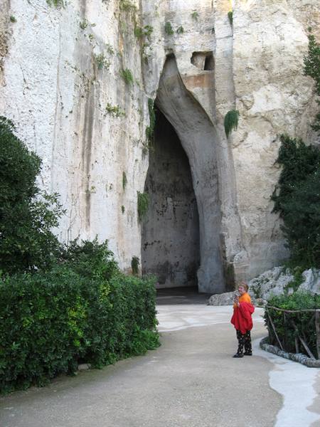 Siracusa : le Latomie e l'orecchio di Dionigi