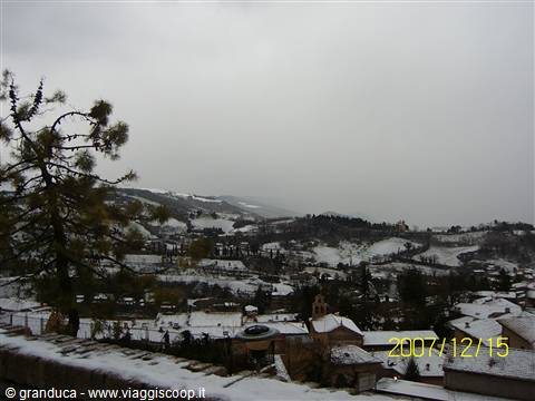Urbino sotto la neve