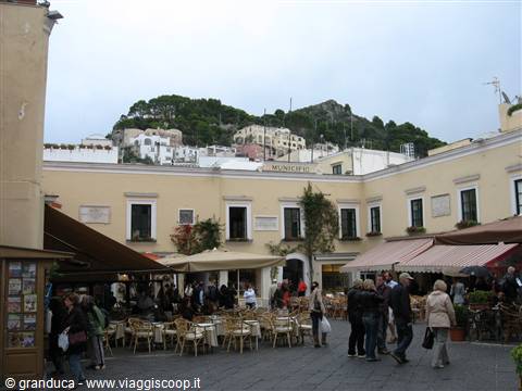 Capri : la piazzetta