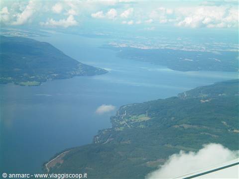 fiordo dall'aereo