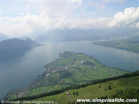 Il Lago dei quattro Cantoni visto dal Rigi