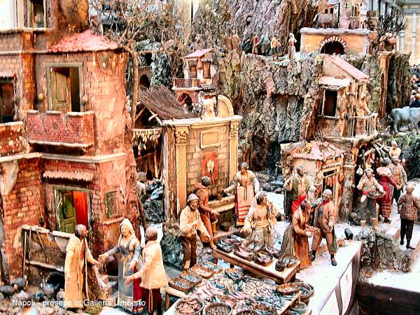 Napoli - Galleria Umberto - Presepe