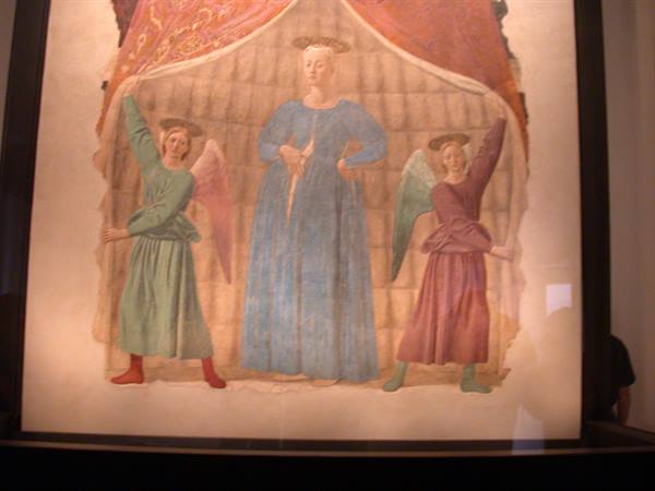 Monterchi - la Madonna del parto di Piero della Francesca