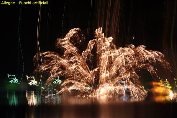 Alleghe - i fuochi artificiali