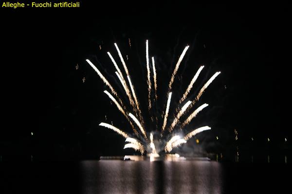 Alleghe - i fuochi artificiali