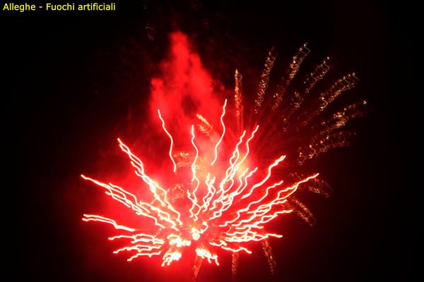 Alleghe - i fuochi artificiali
