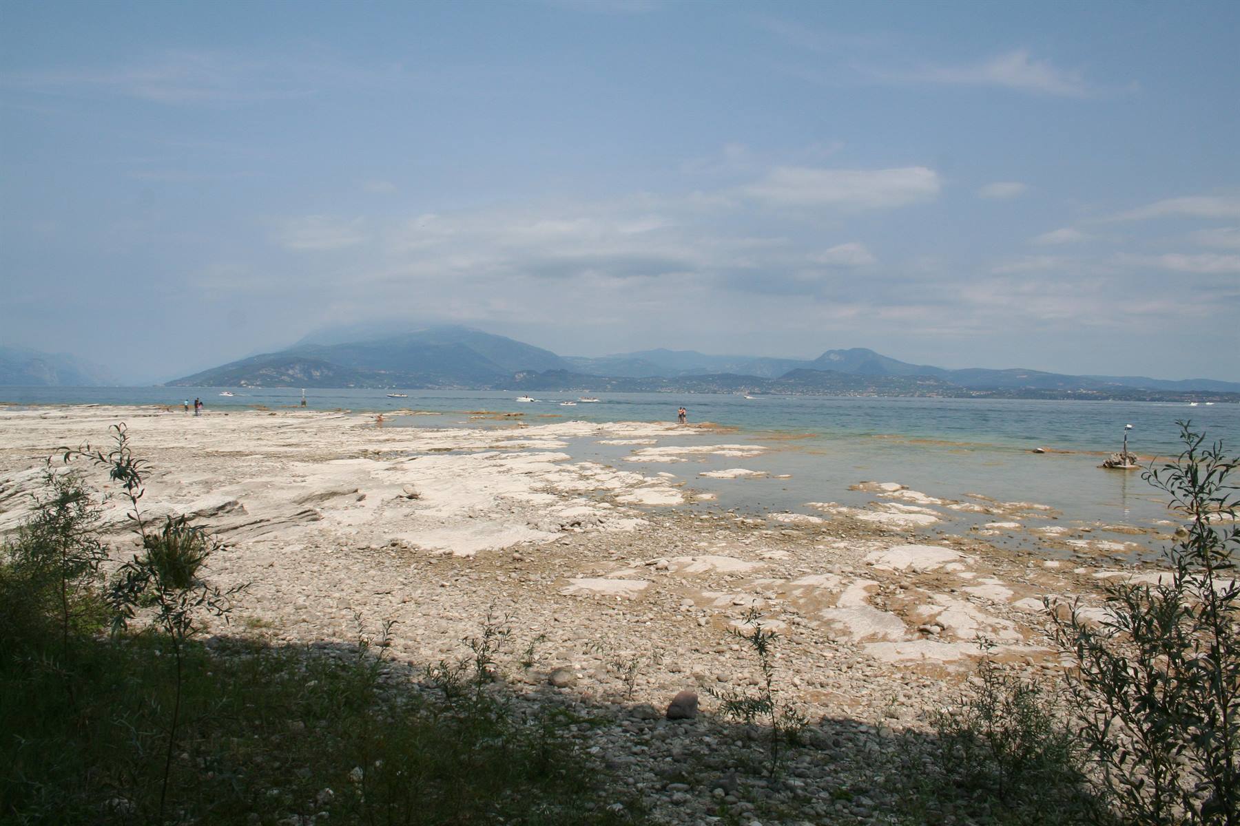 Sirmione - Il lago in secca