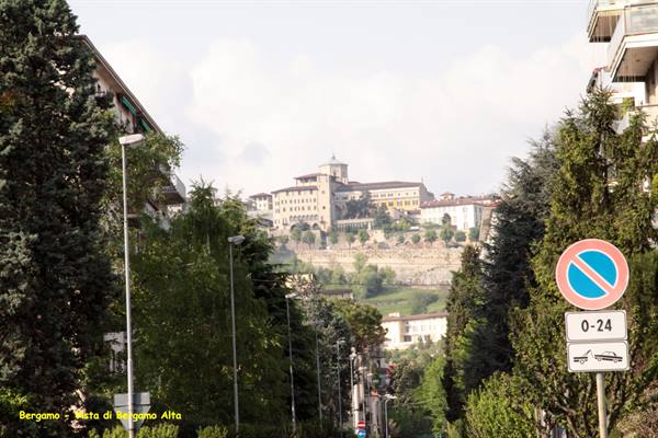 Bergamo - Vista di Bergamo alta