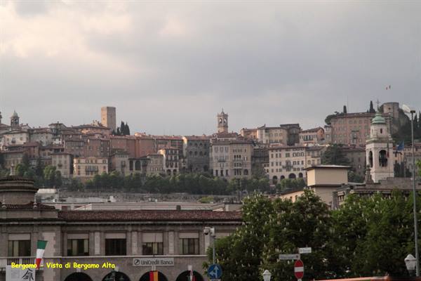 Bergamo - Vista di Bergamo alta