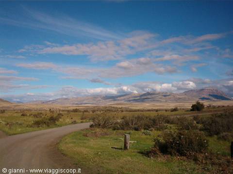 La profondità del paesaggio patagonico