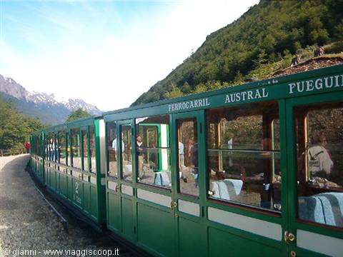 Il trenino della fine del mondo.