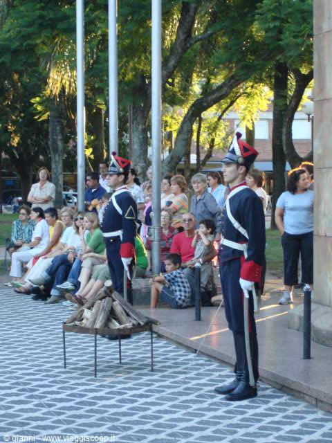 Particolare dell'inaugurazione.
