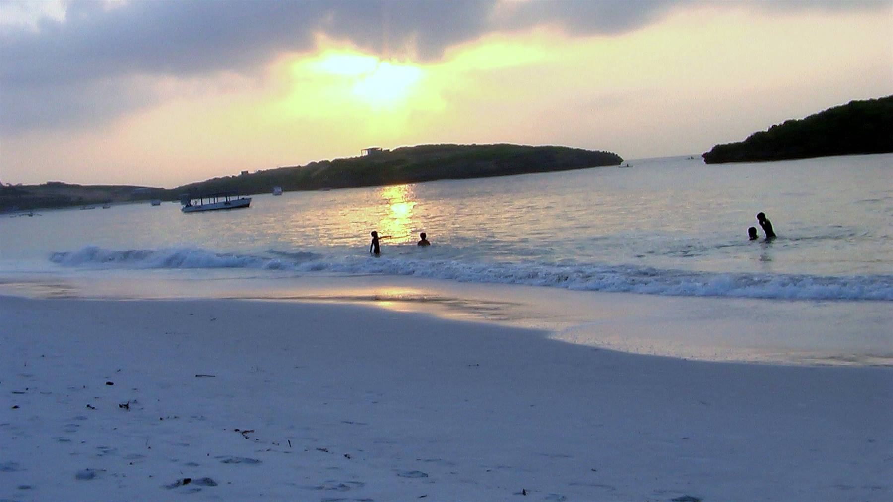 Watamu spiaggia all'alba