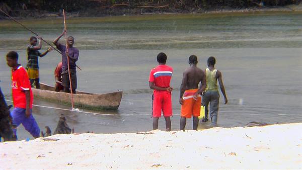Mida Creek; Pescatori con il Dow