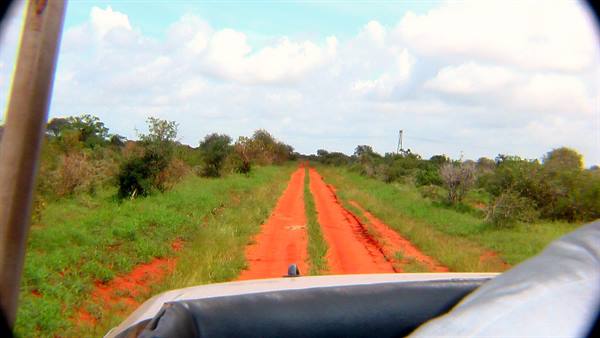 Tsavo East: tipica terra rossa