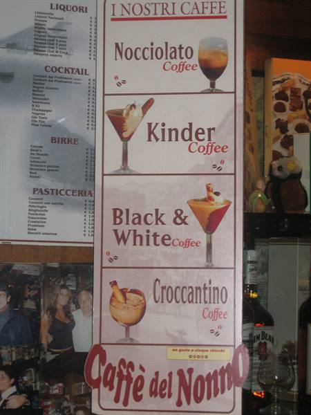Caffé per tutti i gusti...