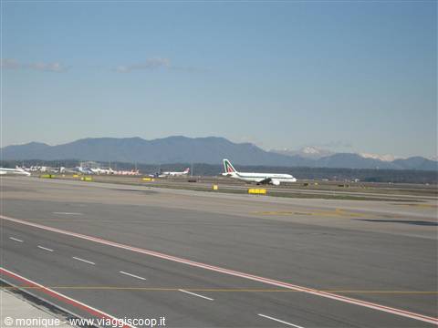 Malpensa in una giornata di sole