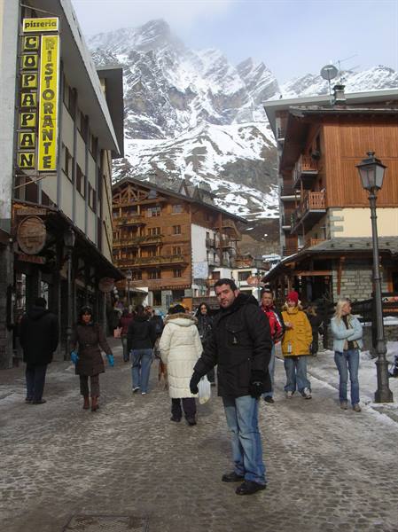 Cervinia city...